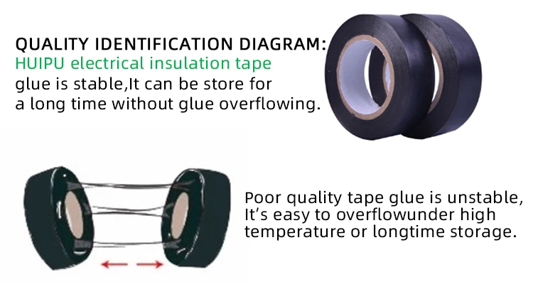 PVC Electrical Line Rubber Adhesive Colorfu High Voltage Insulation Tape