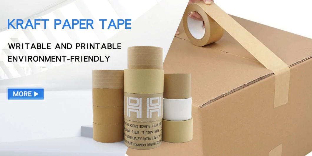 10%off Eco Friendly Custom Printing Kraft Paper Reinforced Water Activated Tape Sealing Packing Tape
