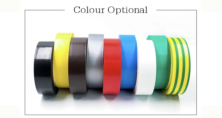 PVC Electrical Line Rubber Adhesive Colorfu High Voltage Insulation Tape