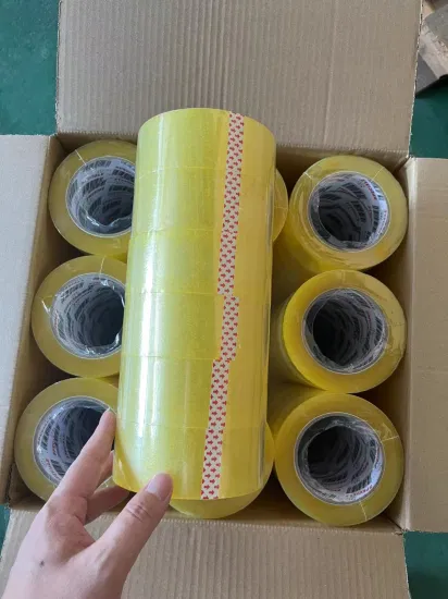 Best Packing for Boxes Taping BOPP Transparent Sealing Packaging Suppliers 2 3 Inch Moving Carton Adhesive Tape