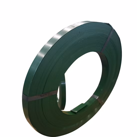 Green Painted Cold Rolled Steel Strapping Belt